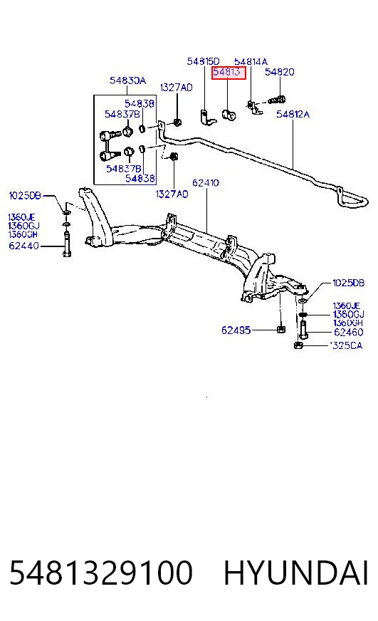 KH721I038 Motor7 Втулка стабілізатора переднього