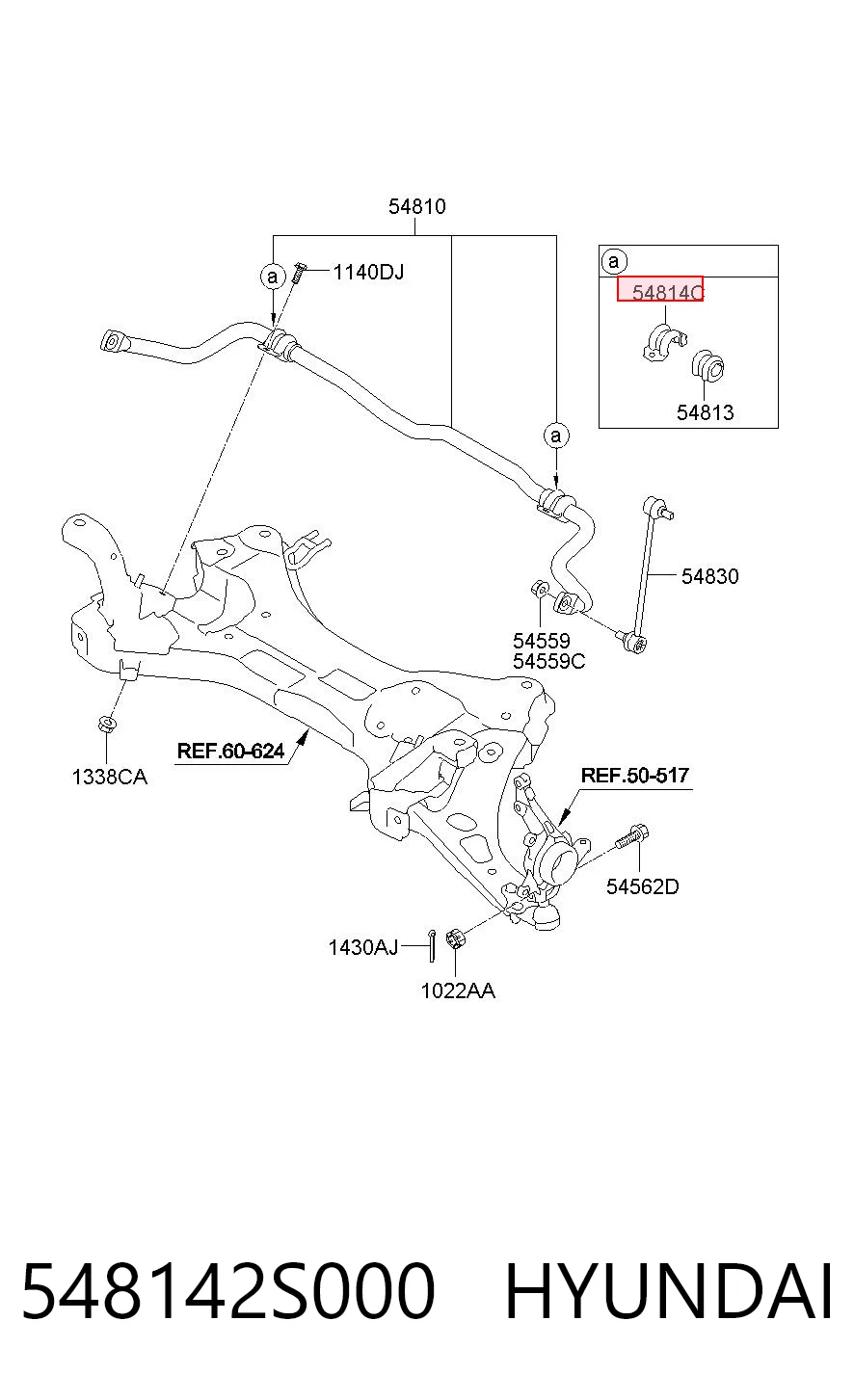 548142S000 Hyundai/Kia 