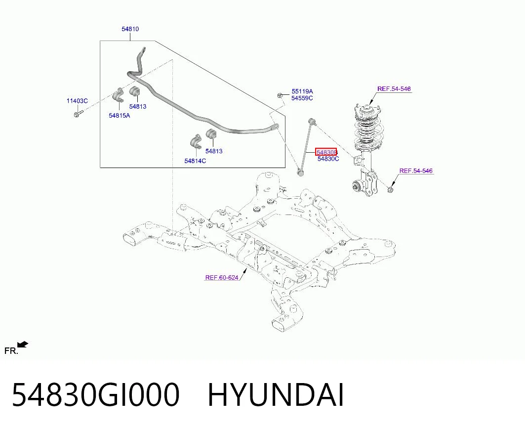 Купити CLKH79L CTR Лінк стабілізатора, переднього, лівий