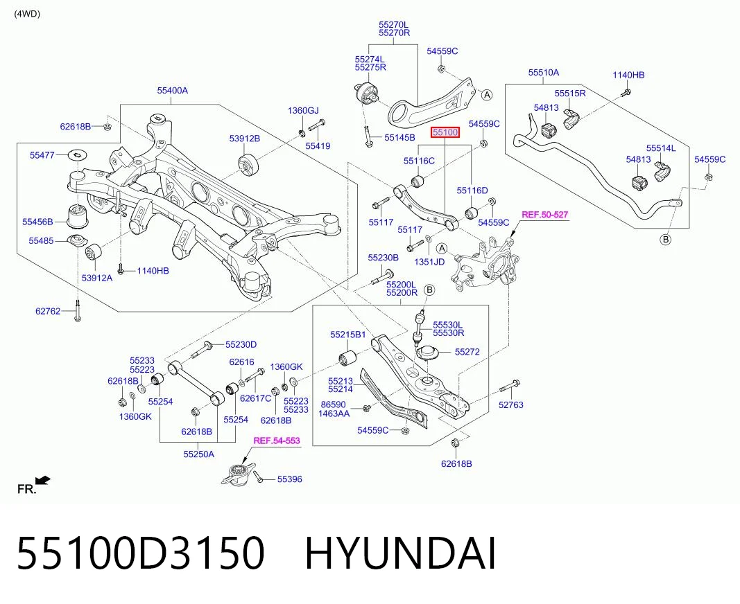 55100D3150 Hyundai/Kia 