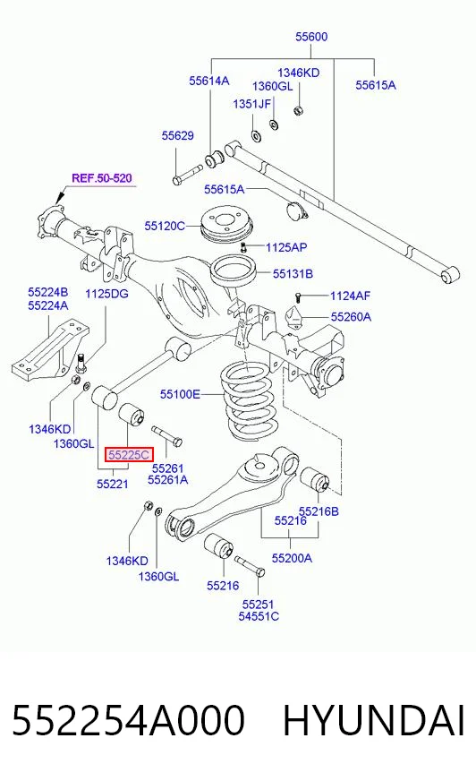 Сайлентблок заднього важеля NIPPON MOTORS NMS02052 ціна, від 7.38 USD