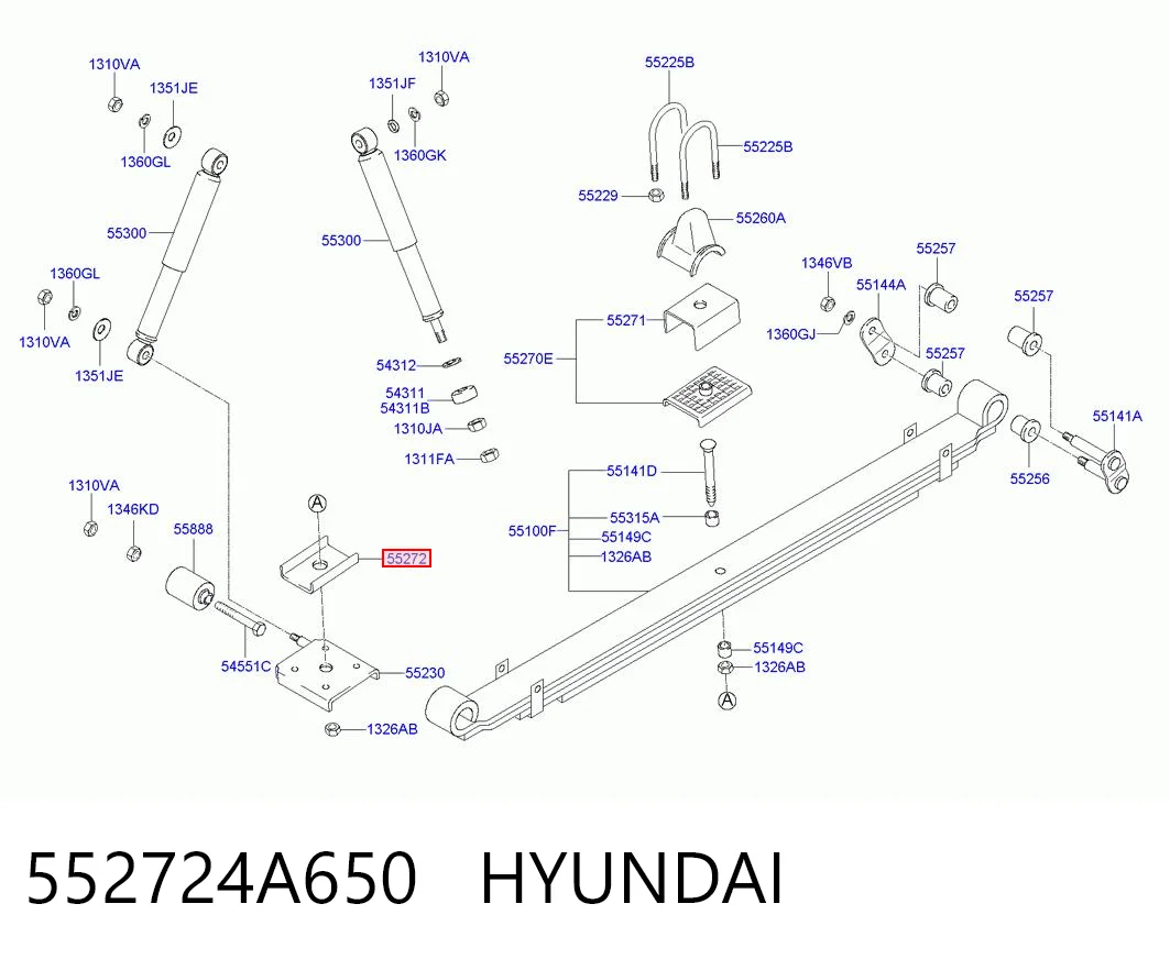 552724A650 Hyundai/Kia