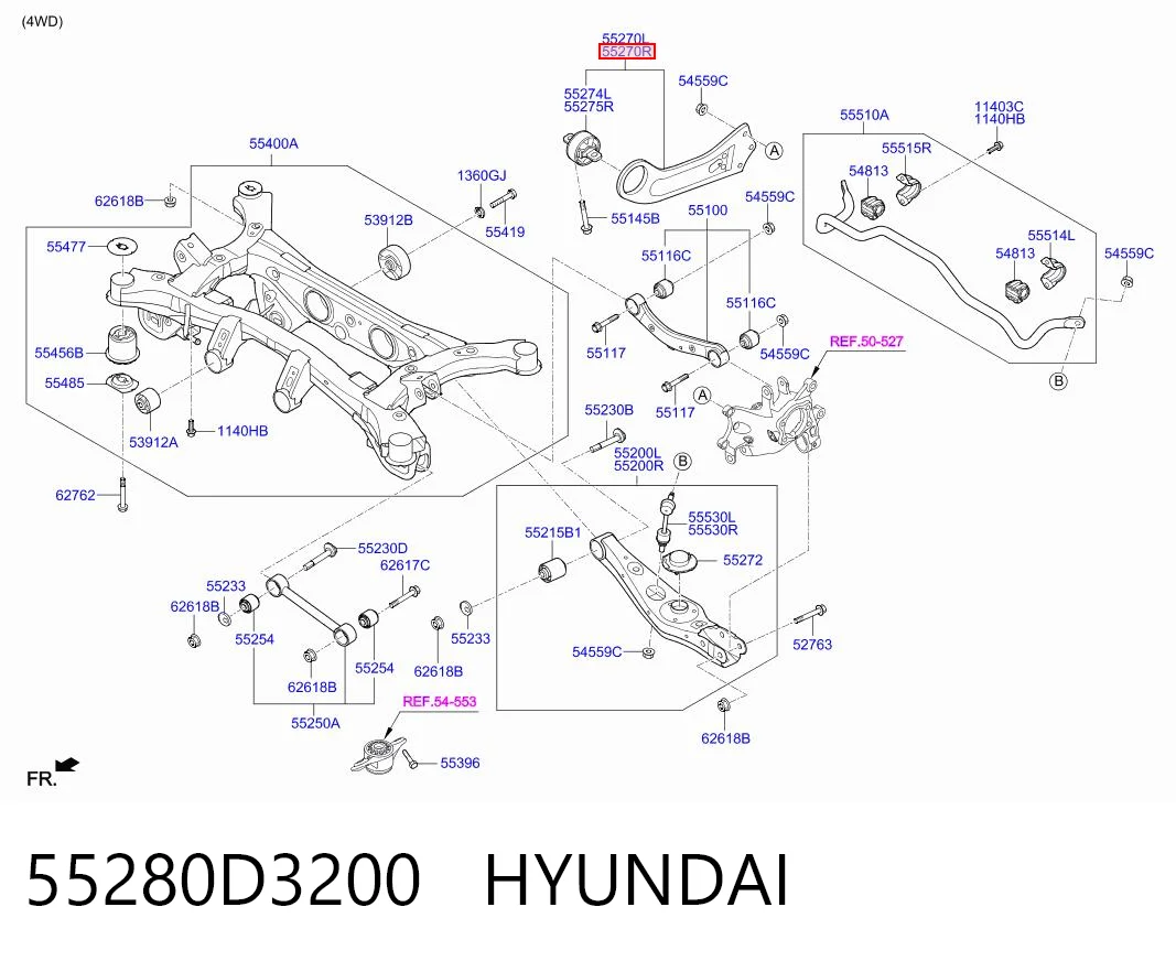 55280D3200 Hyundai/Kia 