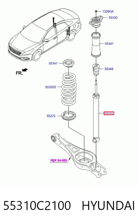 Амортизатор задній 8093G Magneti Marelli