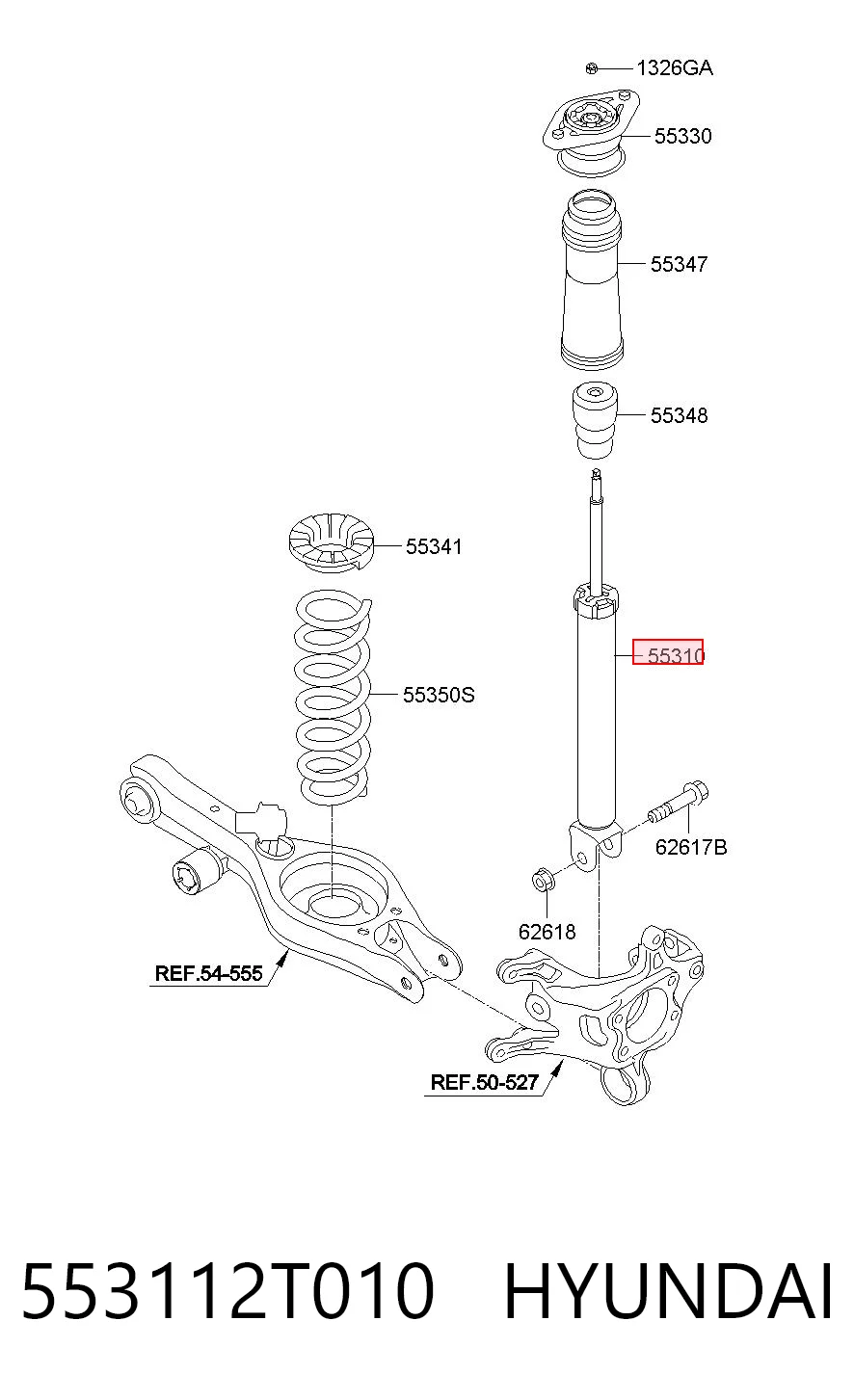 Амортизатор задній Magnum Technology AG0348 ціна, від 29.87 USD