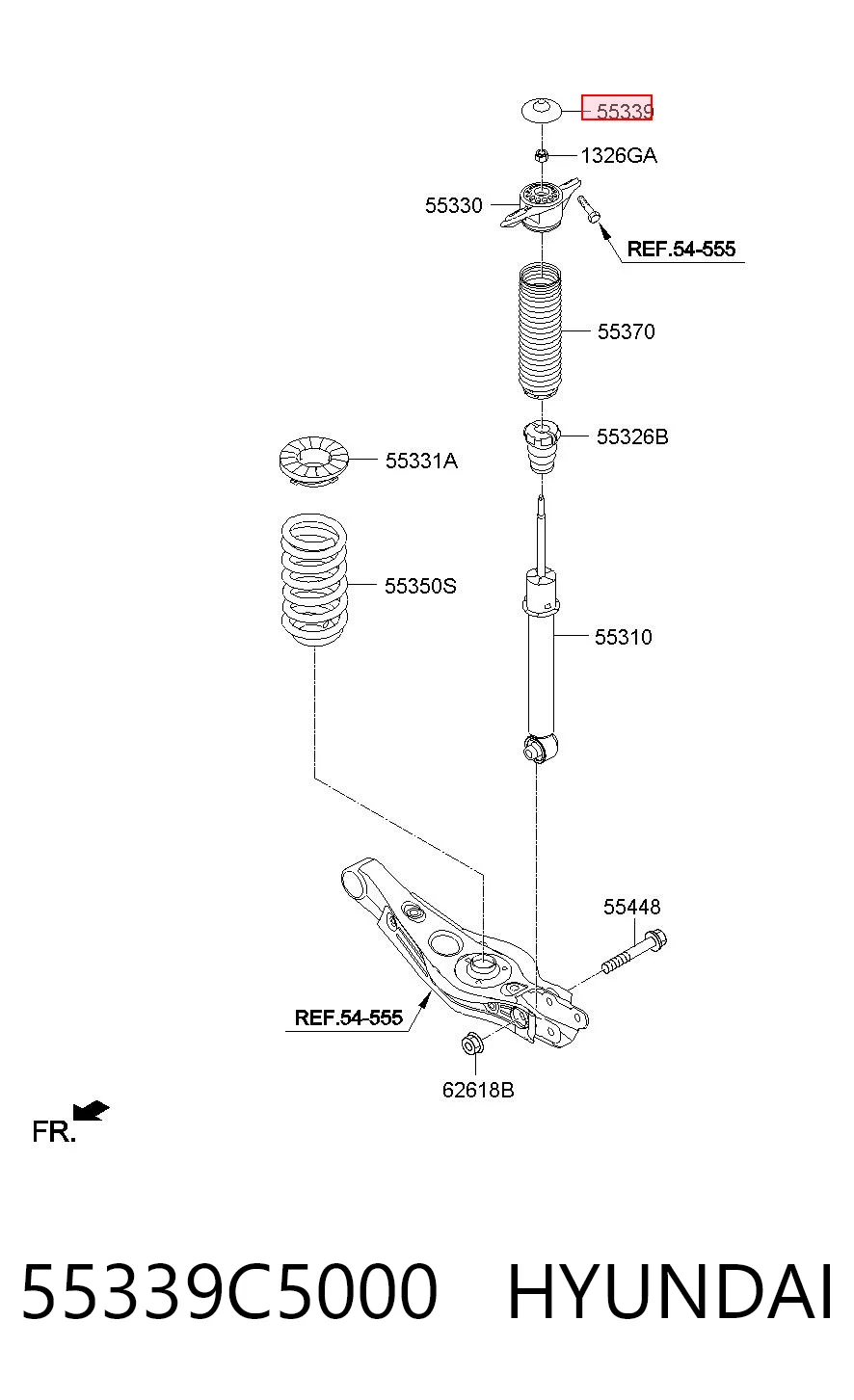 55339C5000 Hyundai/Kia 