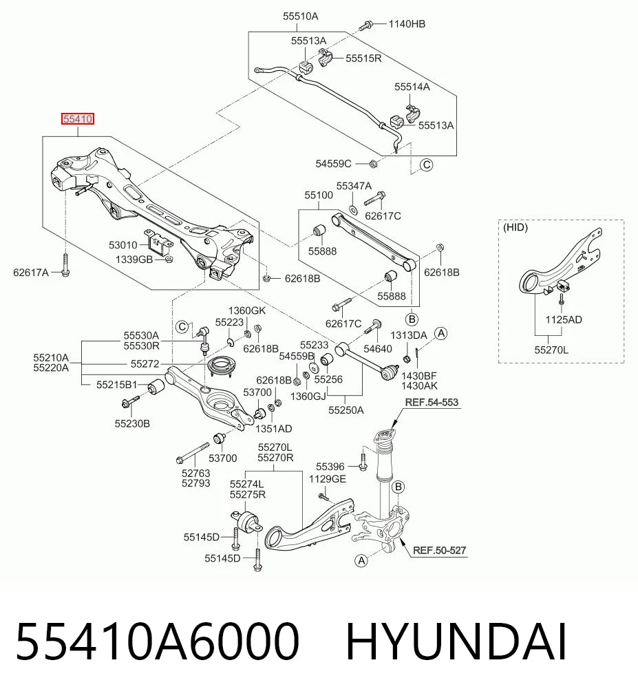 Підвіска задня на Hyundai I30  GDH