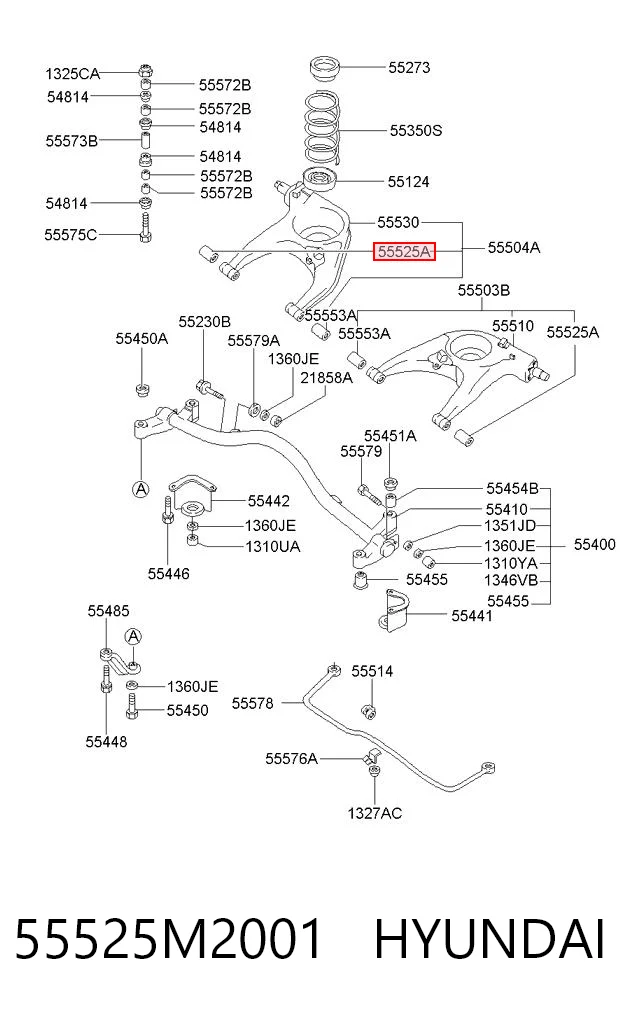 55525M2001 Hyundai/Kia