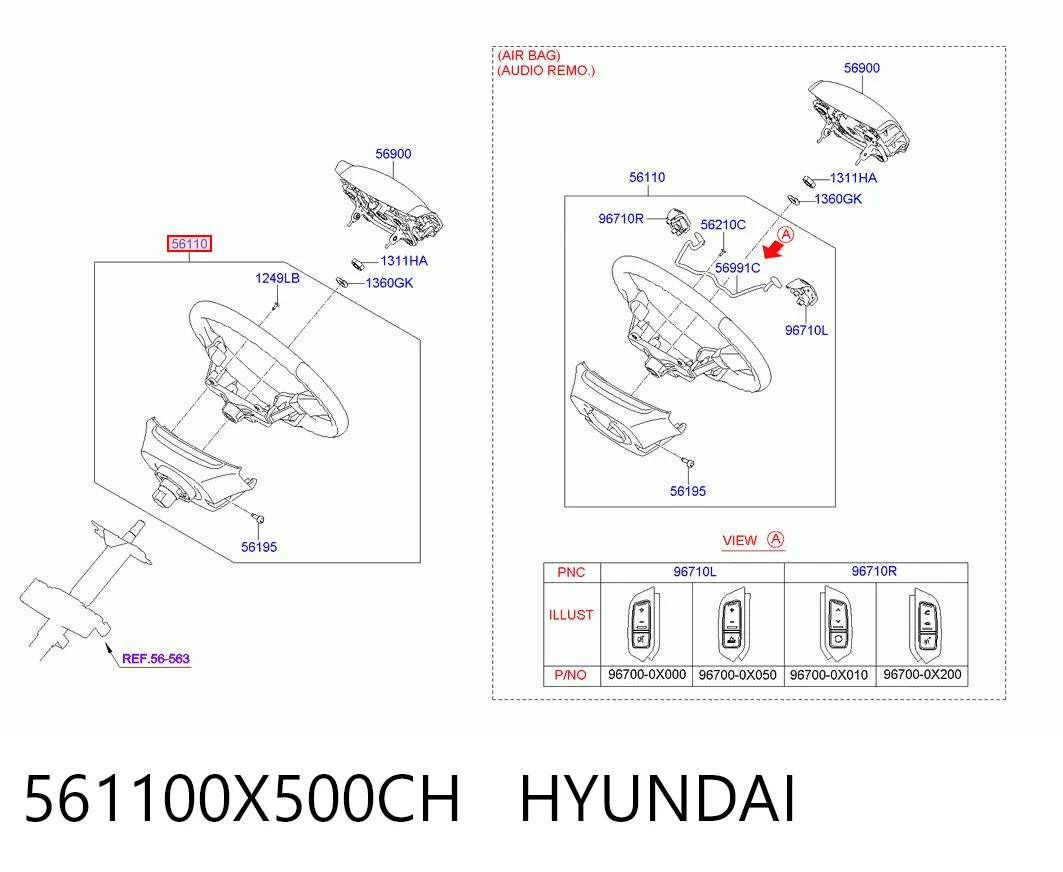 Рульове колесо на Hyundai I10  PA