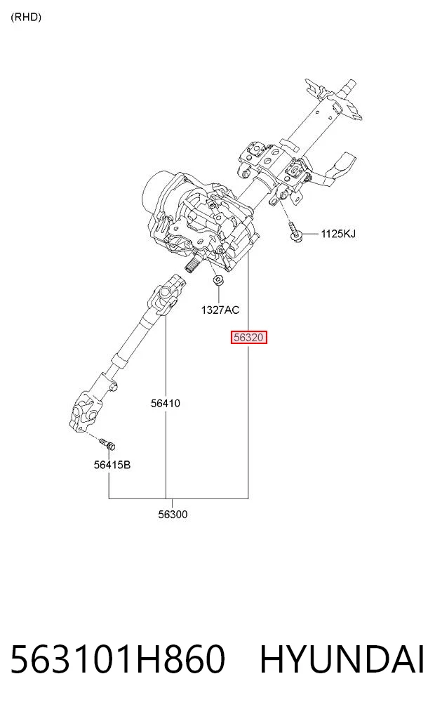 563101H860 Hyundai/Kia