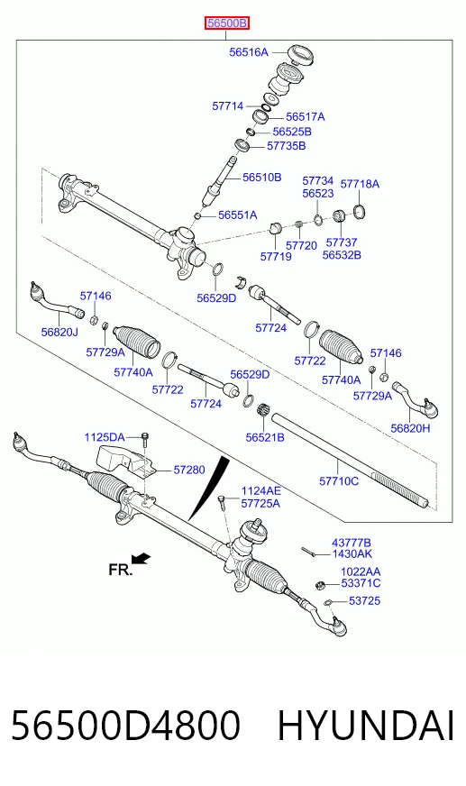M5108 Motorherz Рейковий рульовий механізм