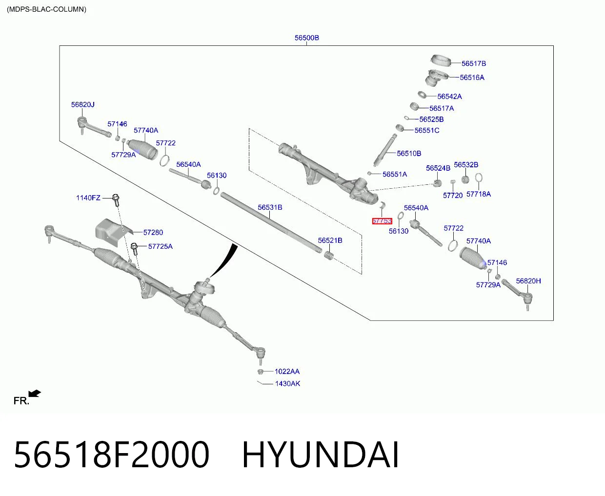 56518F2000 Hyundai/Kia
