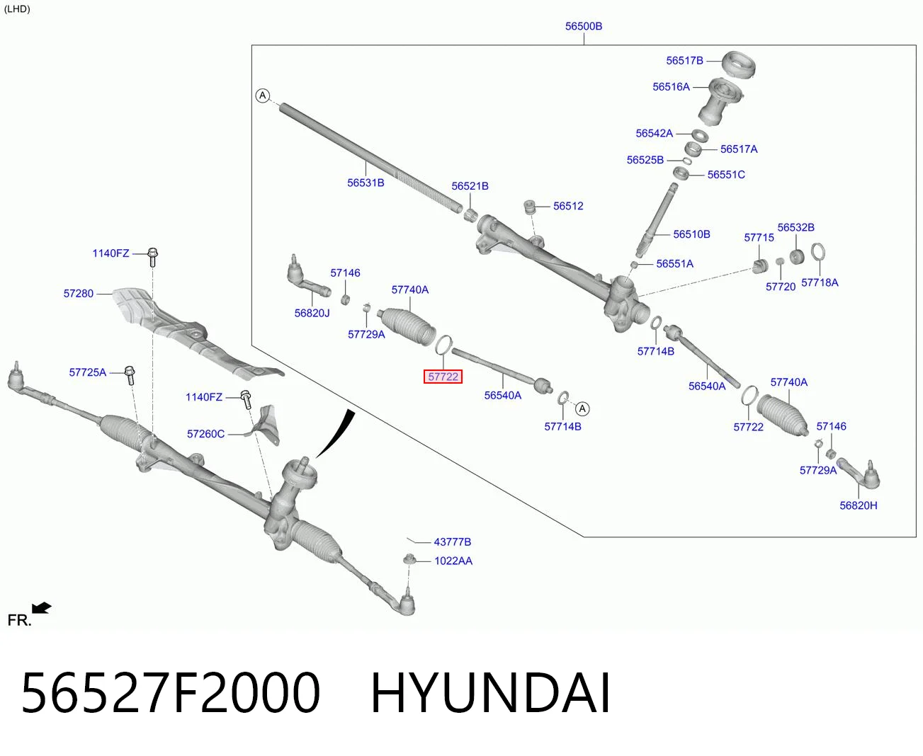 56527F2000 Hyundai/Kia 
