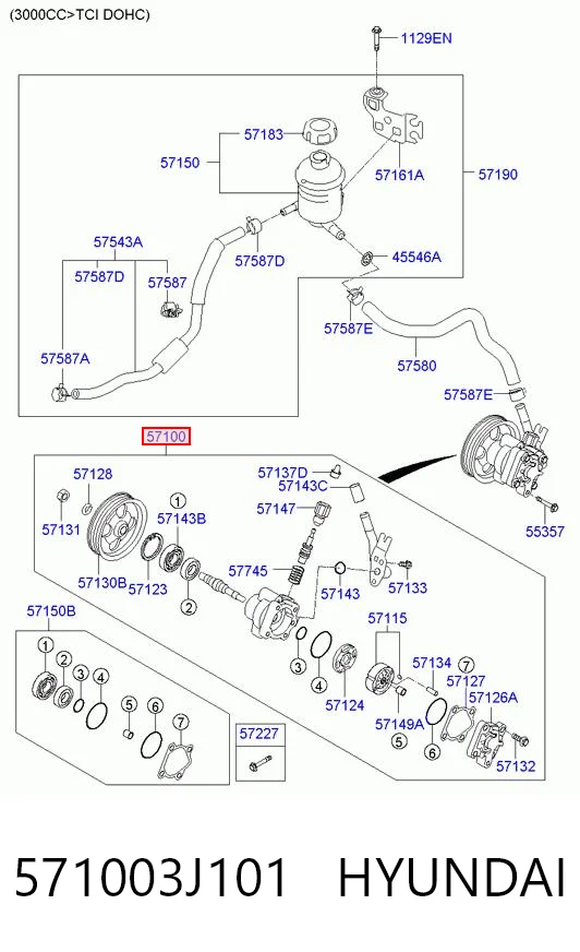 Насос ГУР HY9014 AGR