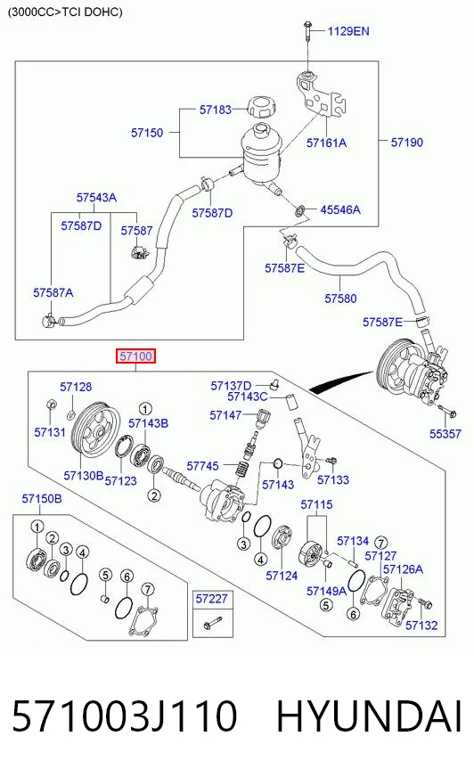 Насос гідропідсилювача керма AGR HY9014