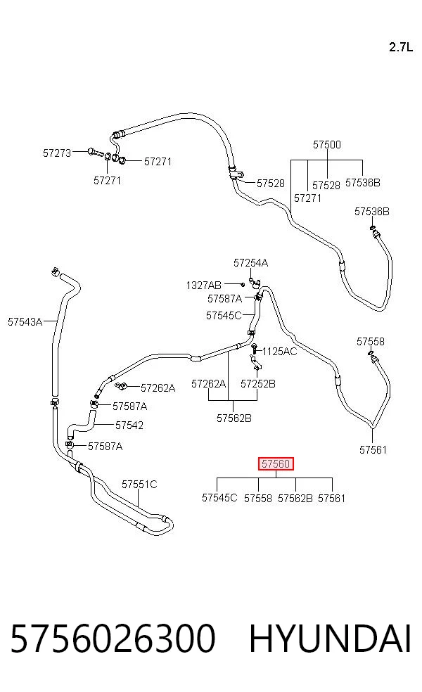 5756026300 Hyundai/Kia 