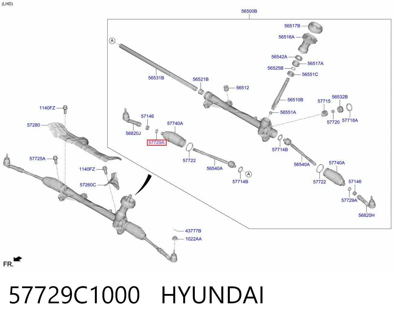 57729C1000 Hyundai/Kia 