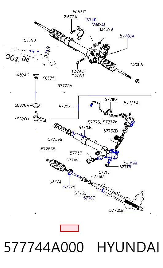 Пильник рейки Lemforder 35244
