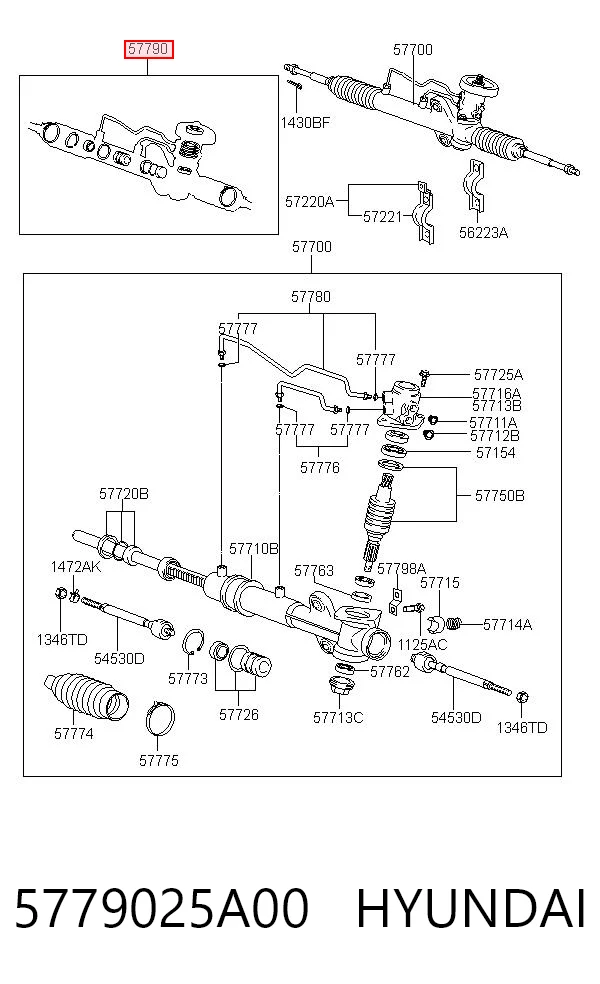 РМК рульовго механізму Chrysler 5779025A00 ціна, від 5.16 USD