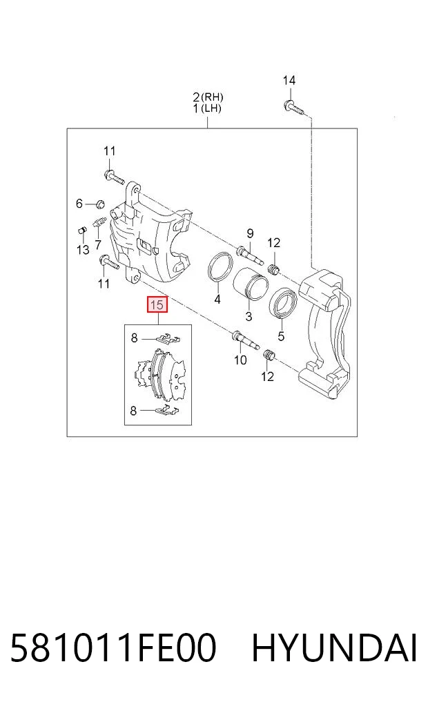 581011FE00 Hyundai/Kia