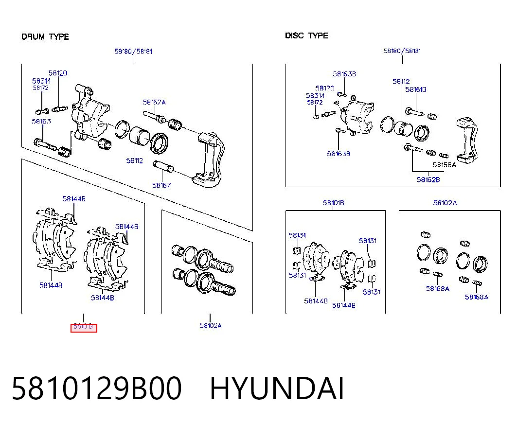5810129B00 Hyundai/Kia