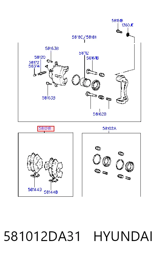 581012DA31 Hyundai/Kia