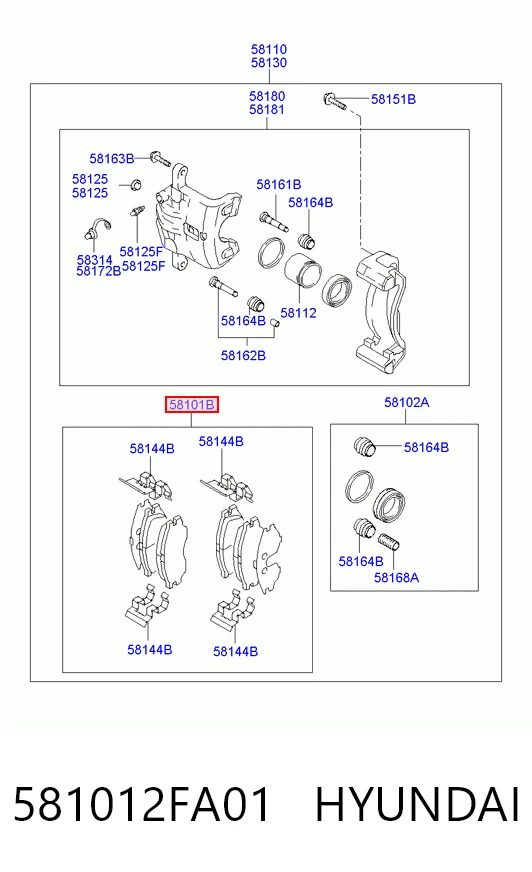 581012FA01 Hyundai/Kia