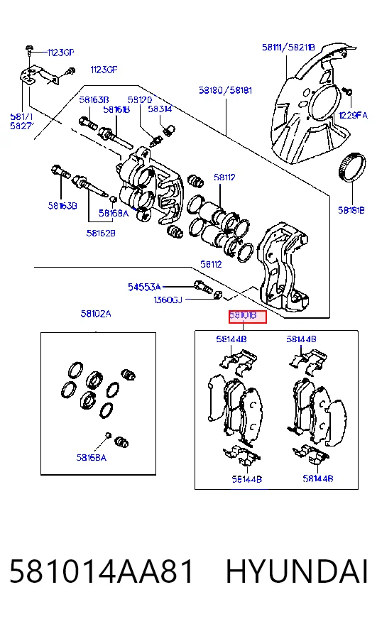 581014AA81 Hyundai/Kia