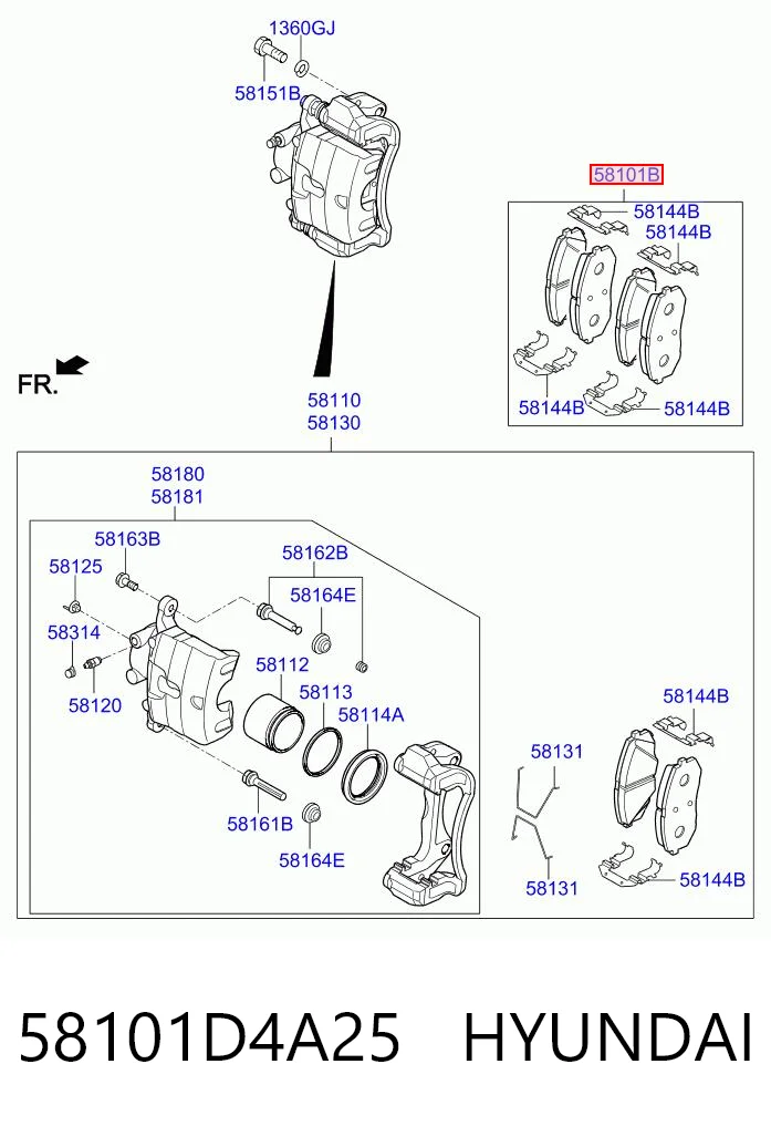 DHY83328Z9C Mazda Передні гальмівні колодки