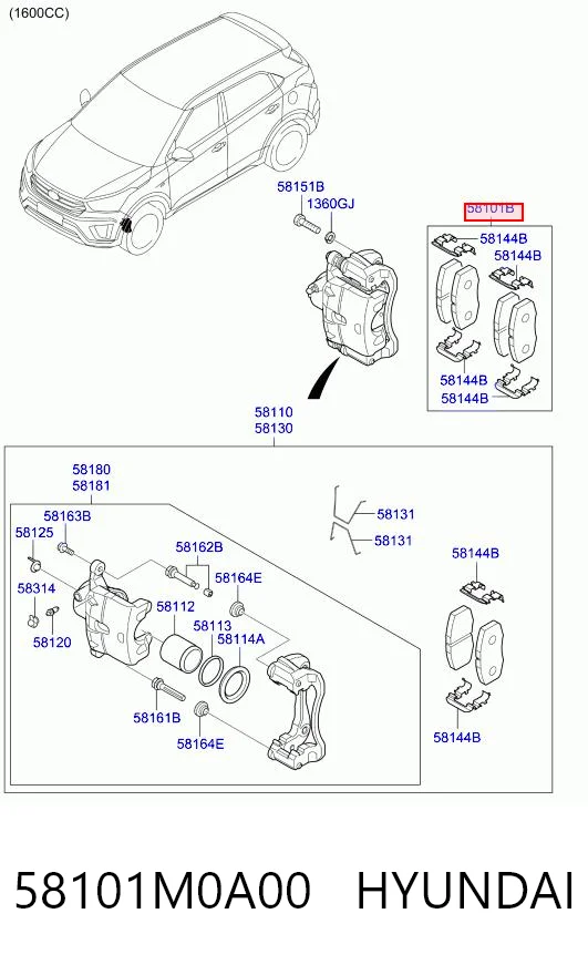 Передні тормозні колодки 162035 Power Stop