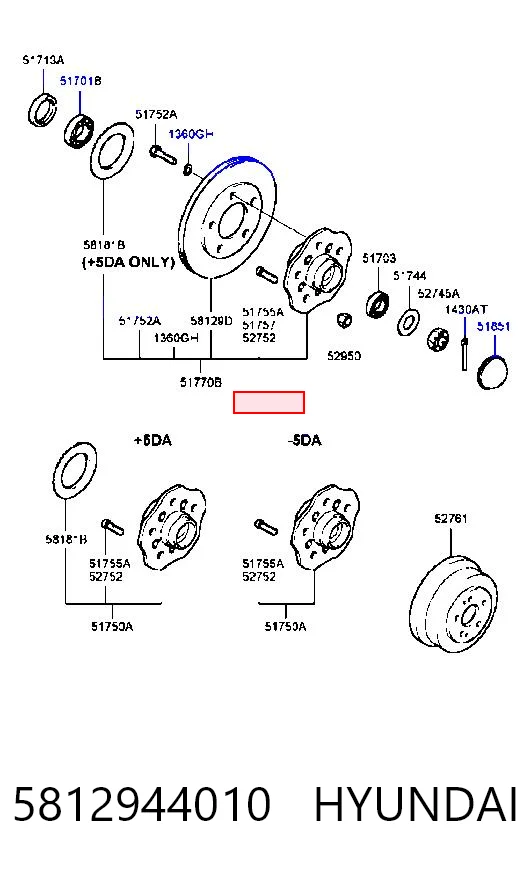 5812944010 Hyundai/Kia