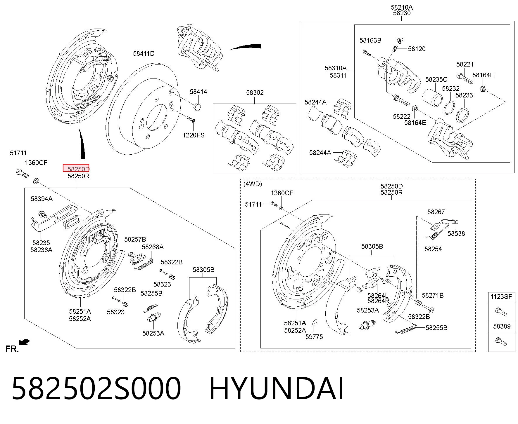582502S000 Hyundai/Kia 