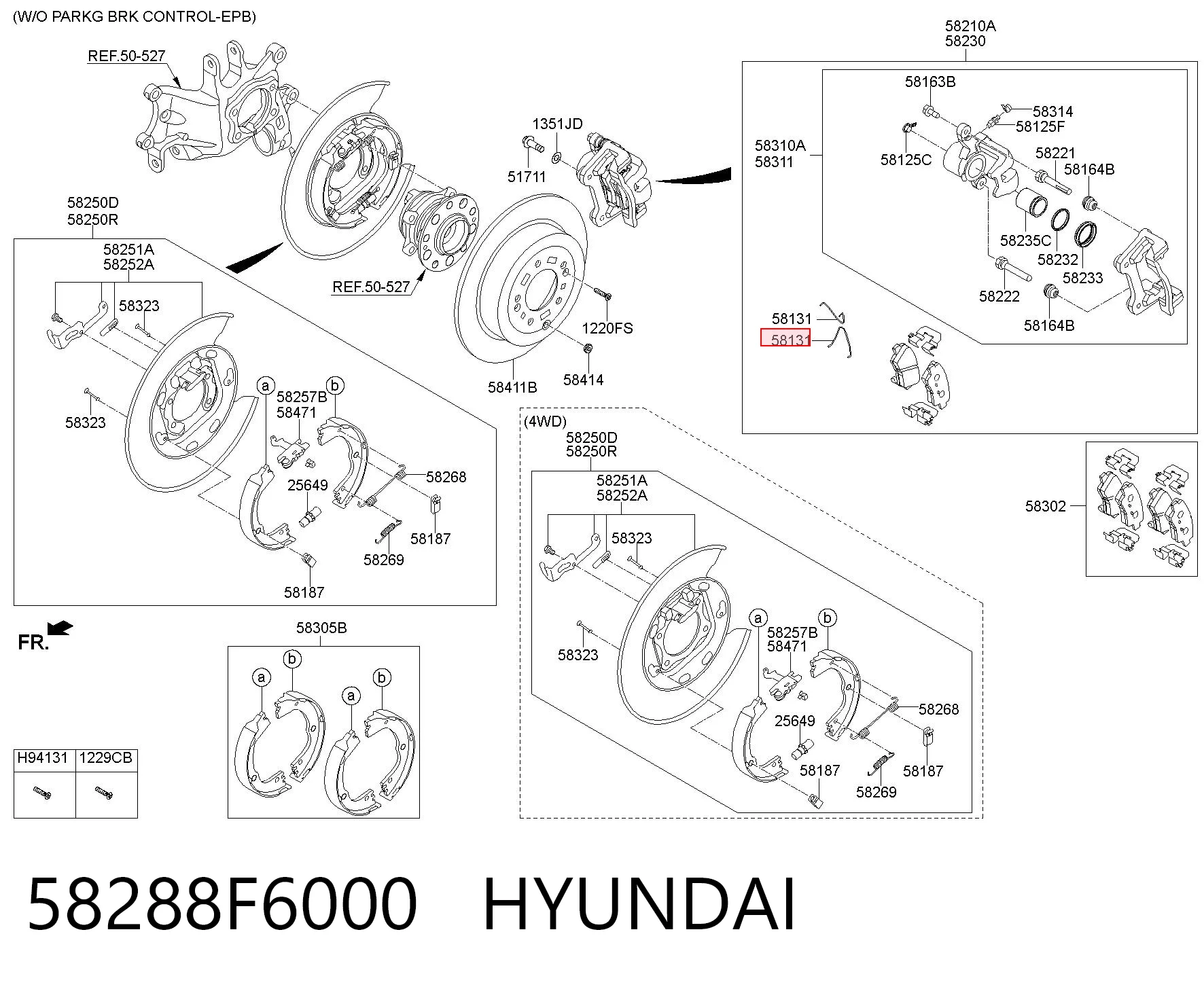 58288F6000 Hyundai/Kia 