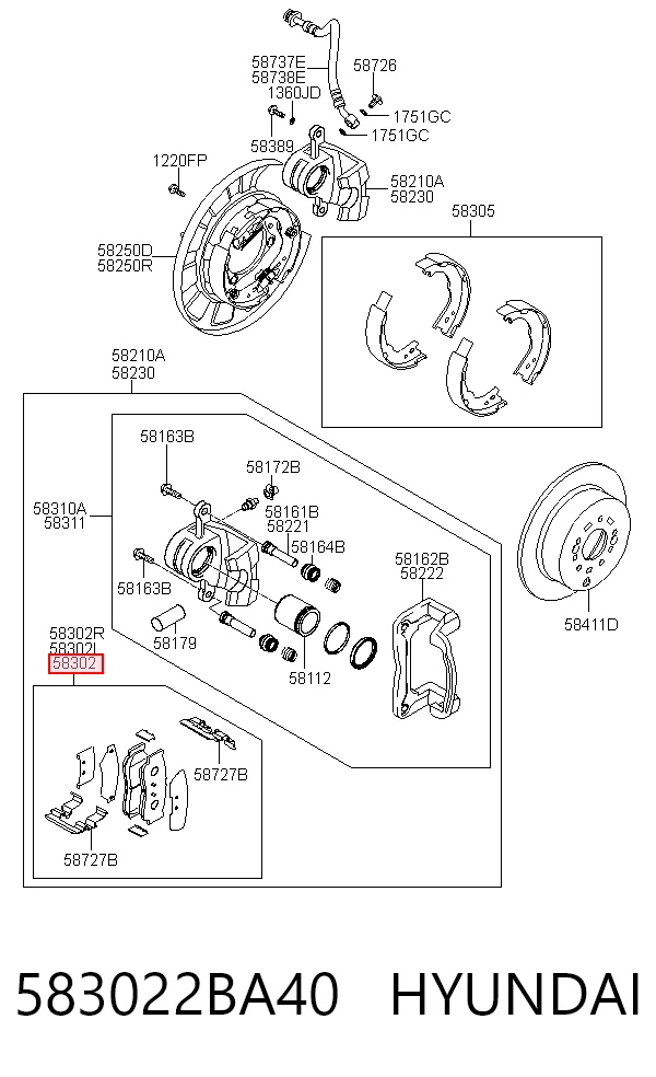 583022BA40 Hyundai/Kia