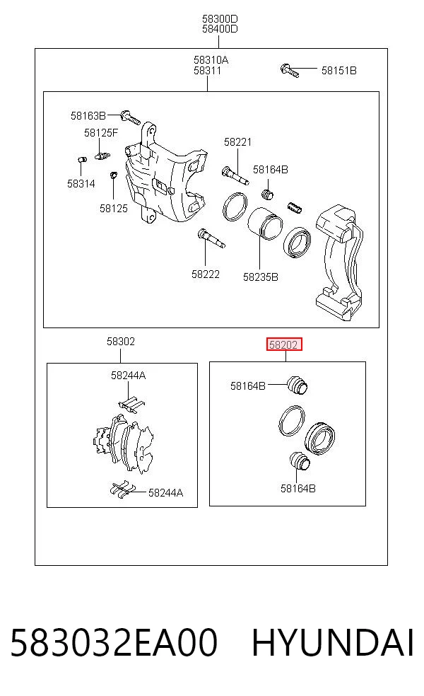 Ремкомплект супорту RK65730 Goodrem