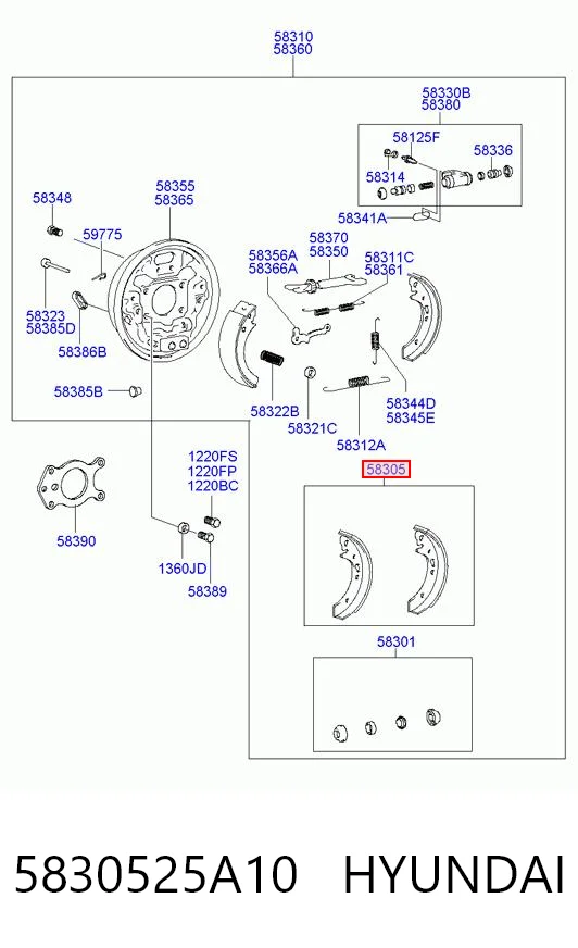Колодки гальмові задні, барабанні T2503020 Toko cars