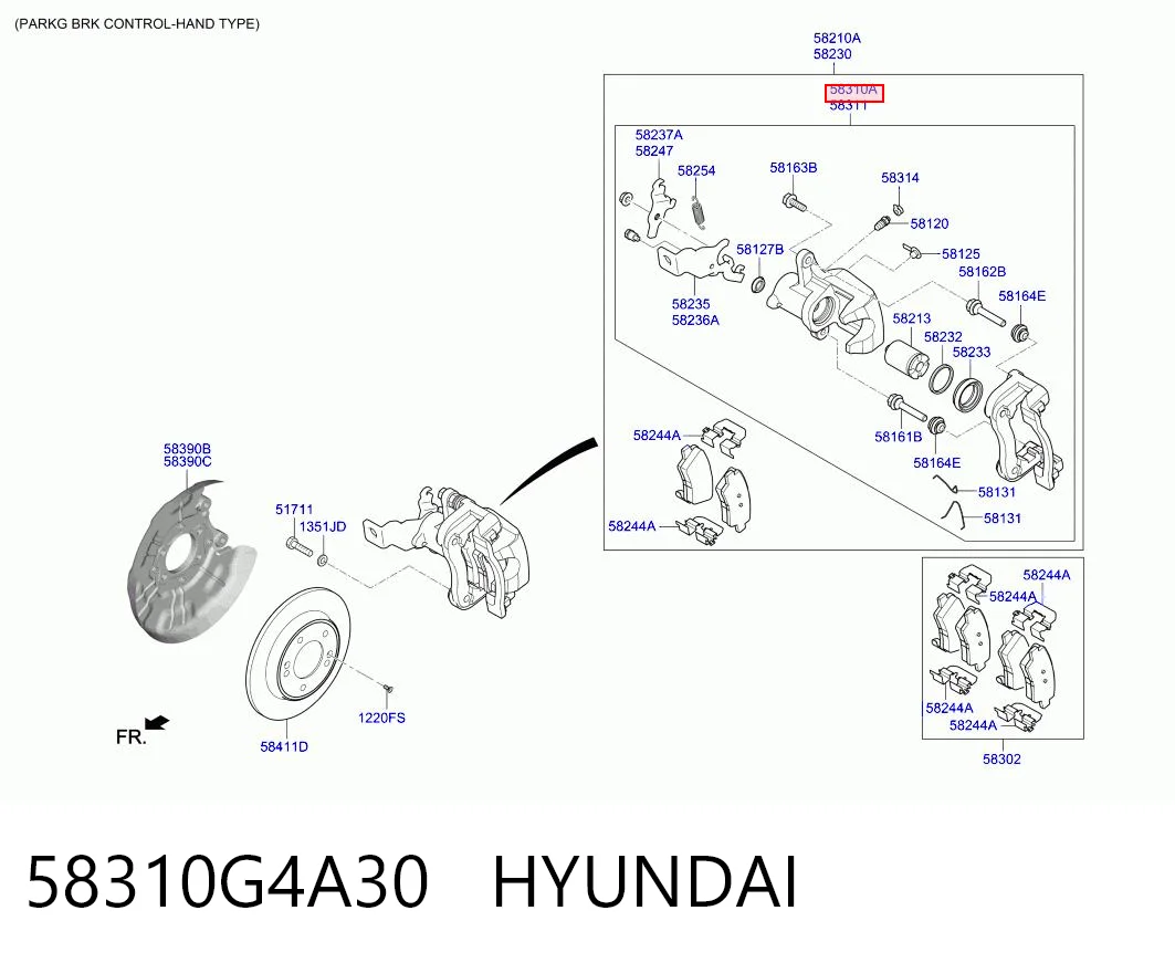 58310G4A30 Hyundai/Kia