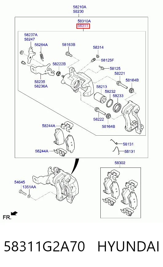 58311G2A70 Hyundai/Kia