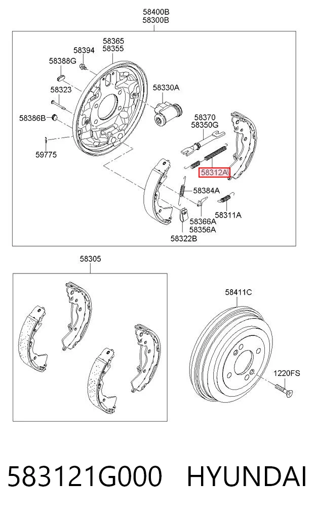583121G000 Hyundai/Kia 