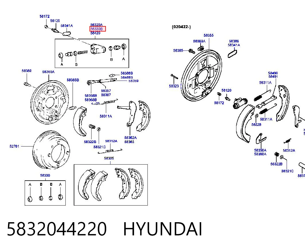 Циліндр гальмівний колісний/робітник, задній 40922 Metelli
