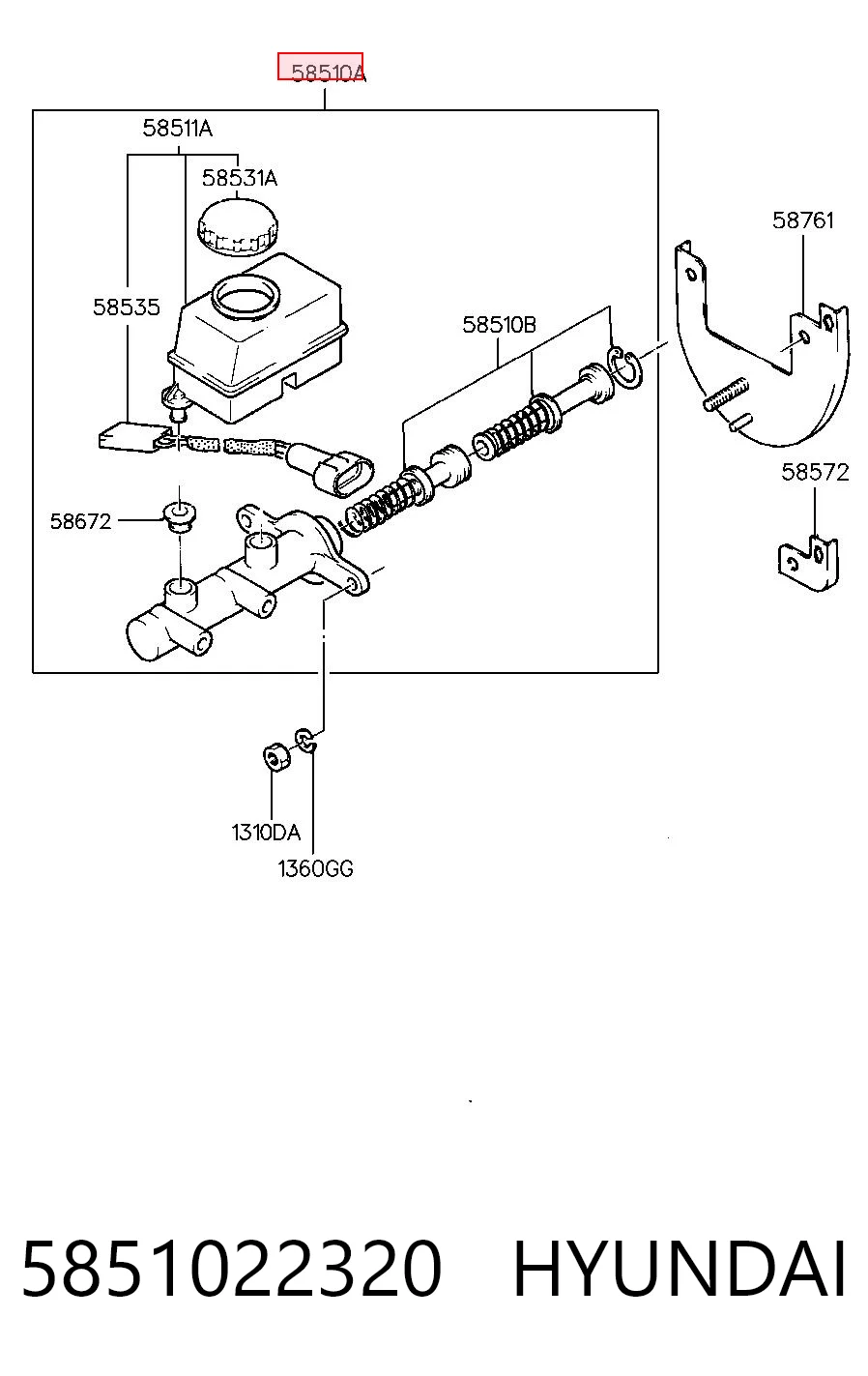 5851022320 Hyundai/Kia