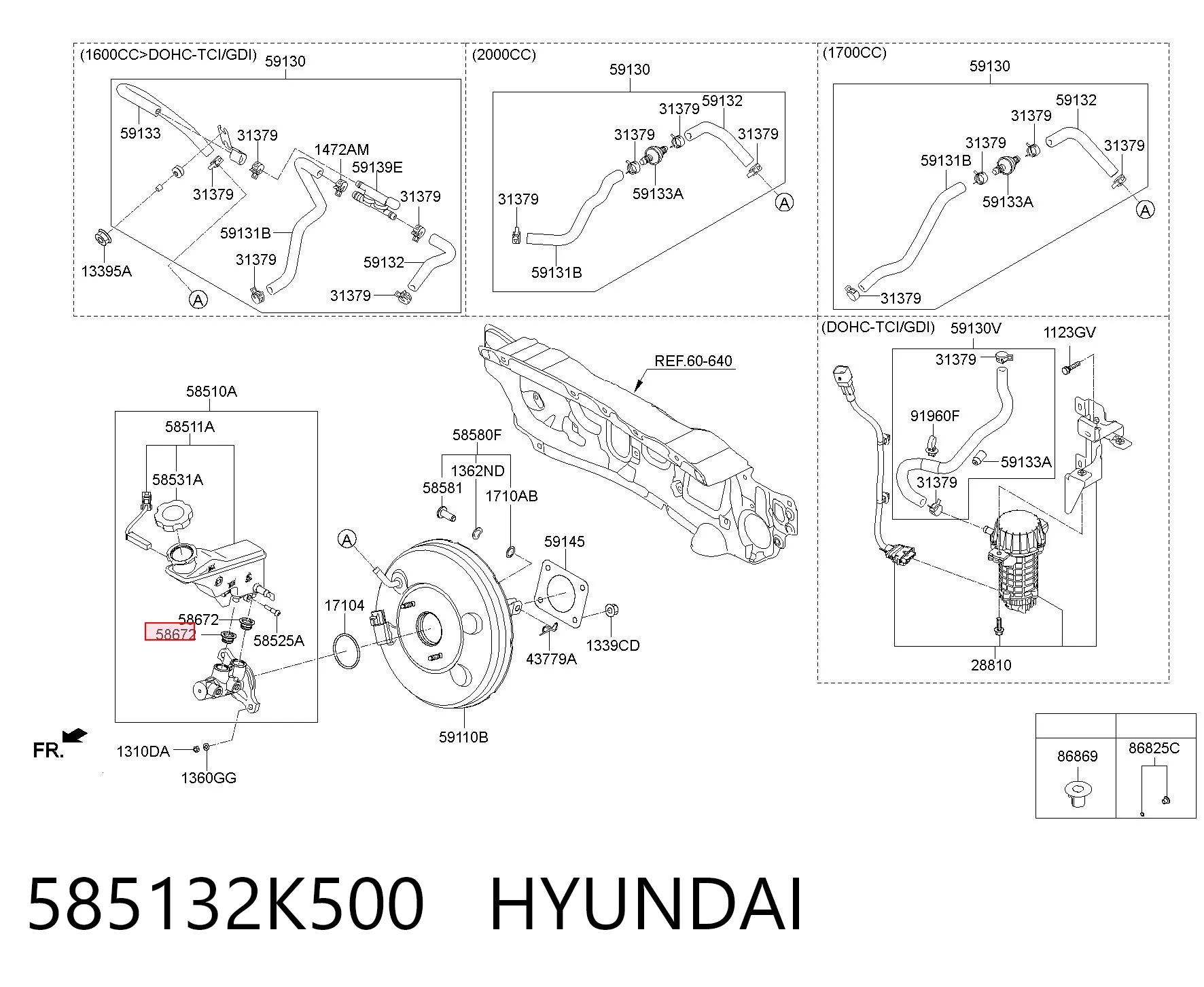585132K500 Hyundai/Kia 