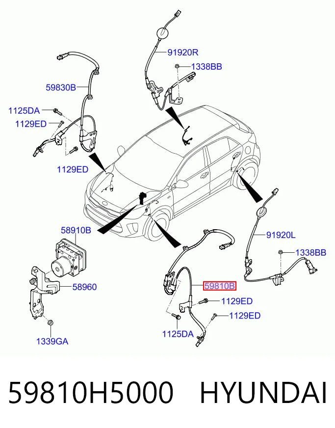 59810H5000 Hyundai/Kia 