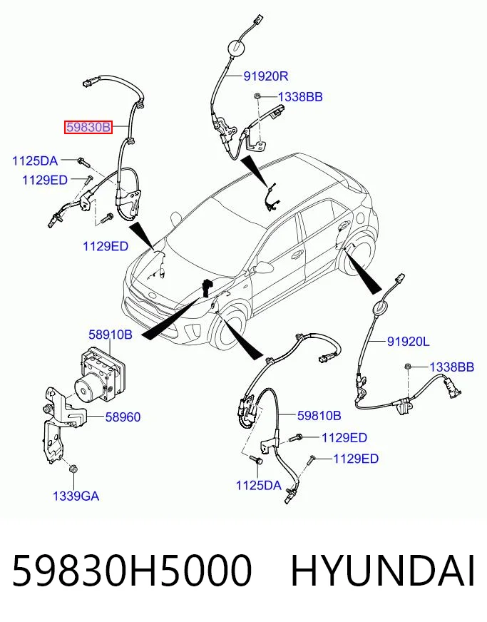 59830H5000 Hyundai/Kia 