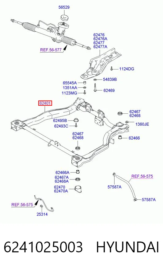 6241025003 Chrysler Передня балка