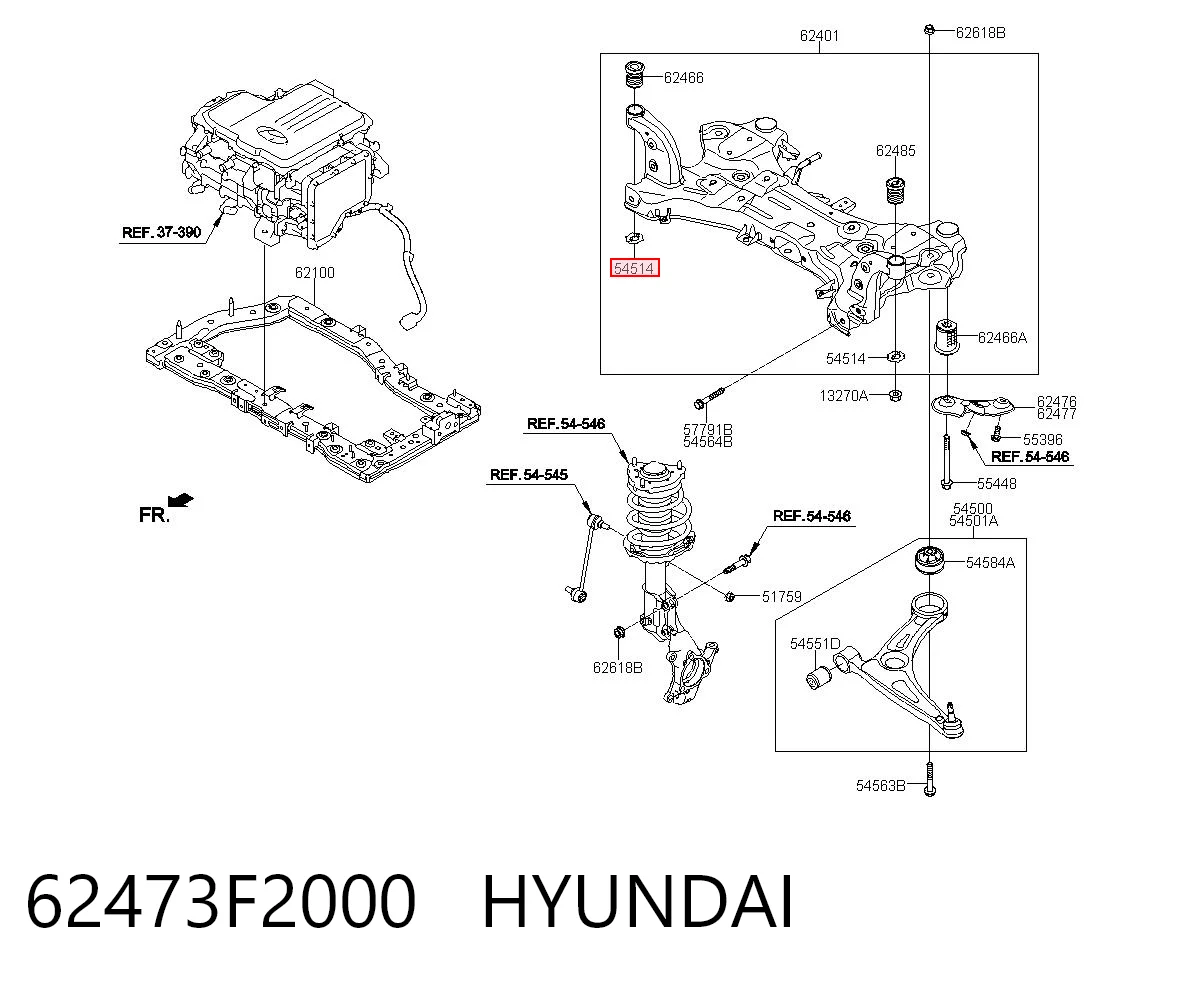 62473F2000 Hyundai/Kia 