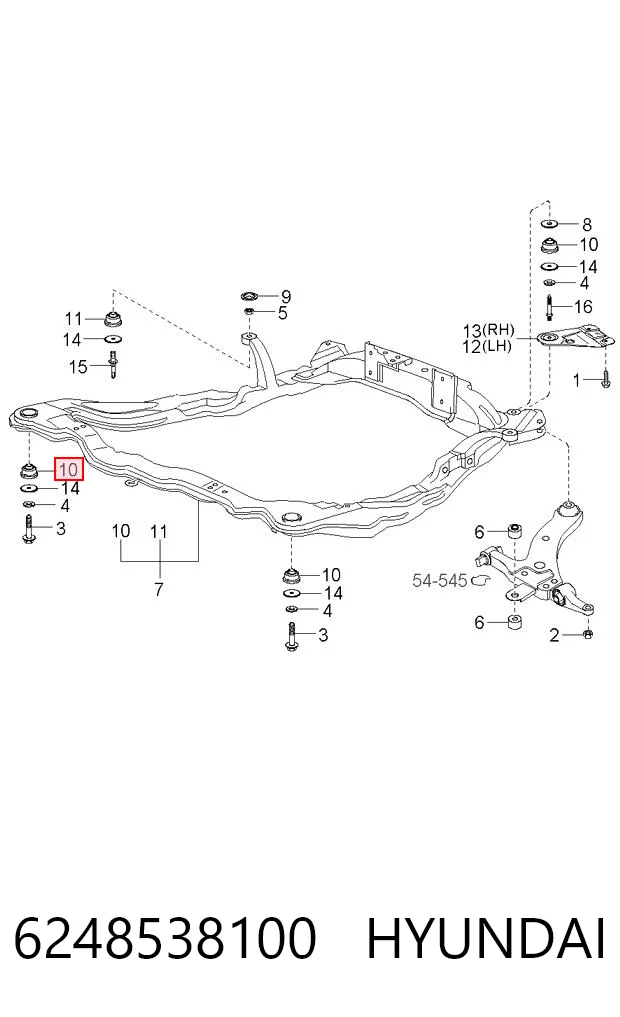 6248538100 Hyundai/Kia