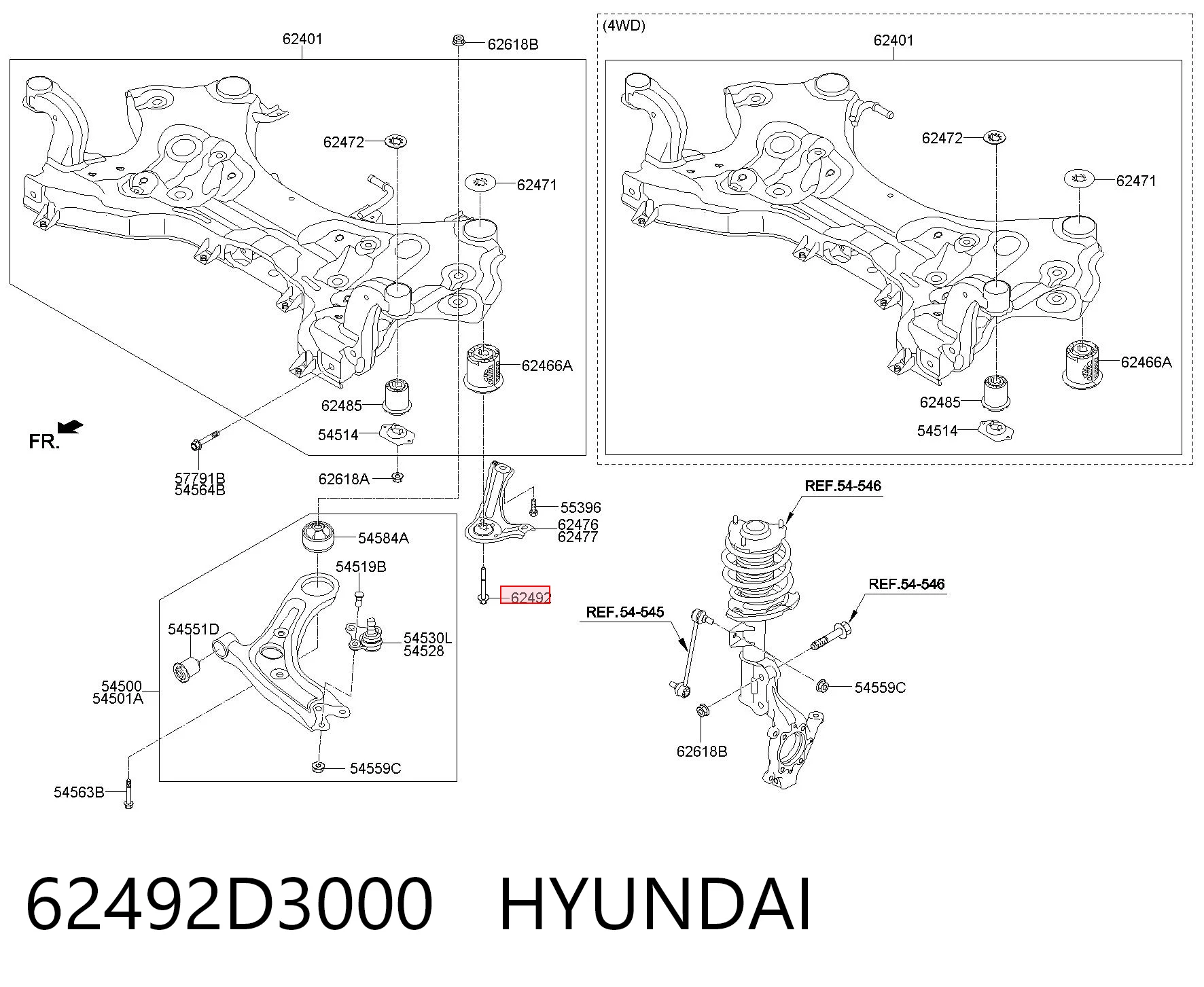 62492D3000 Hyundai/Kia 