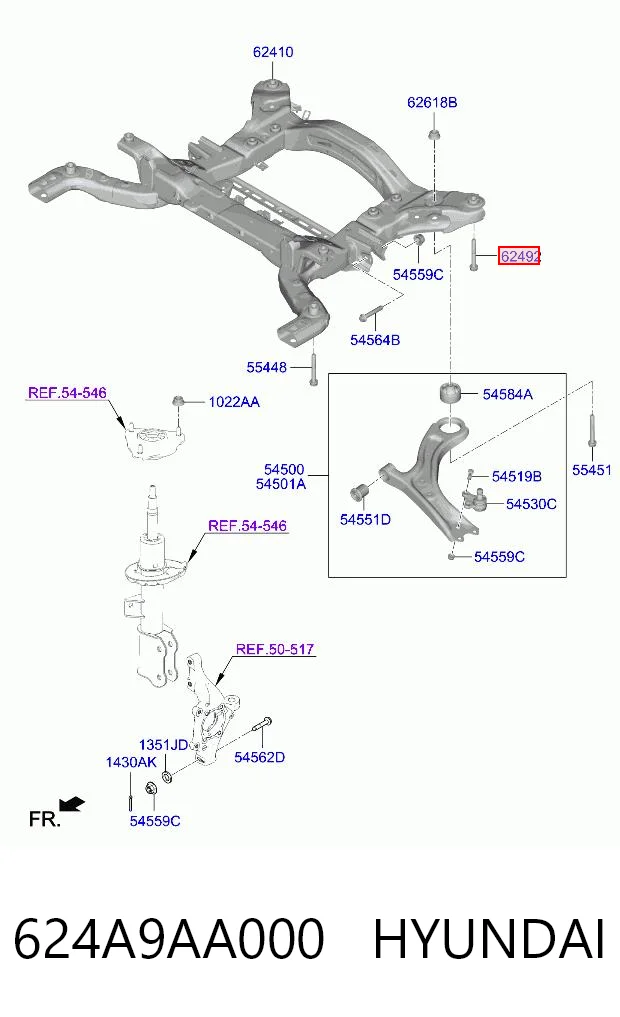 624A9AA000 Hyundai/Kia 