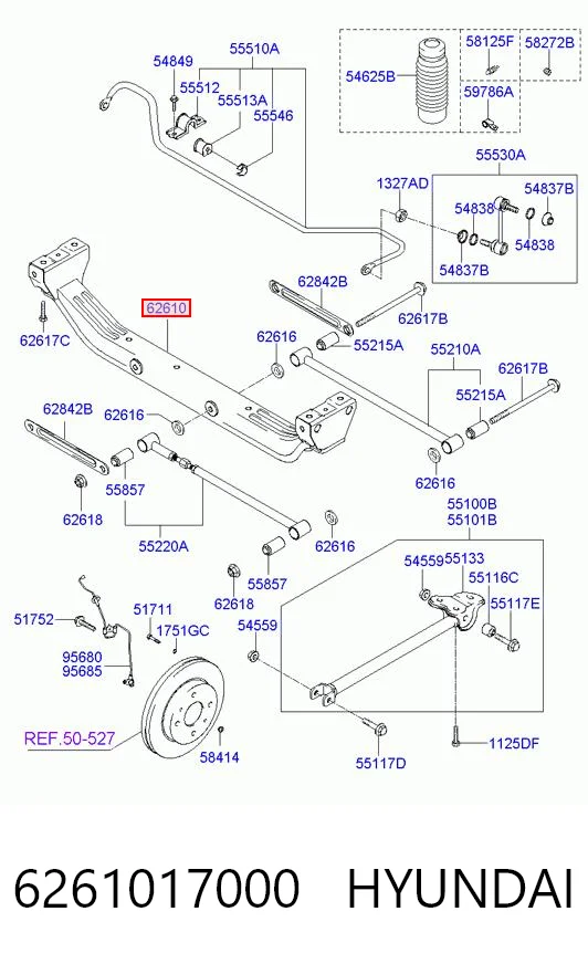 Підвіска задня на Hyundai Matrix  FC